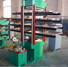 rubber tile vulcanizing press