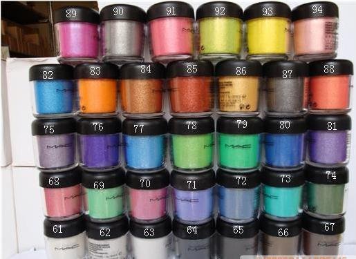 Free shipping MAC pigment 54colors 2