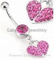 body  jewellery belly bar (008) 1