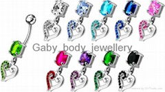 body jewelry Navel Piercing  belly bar 