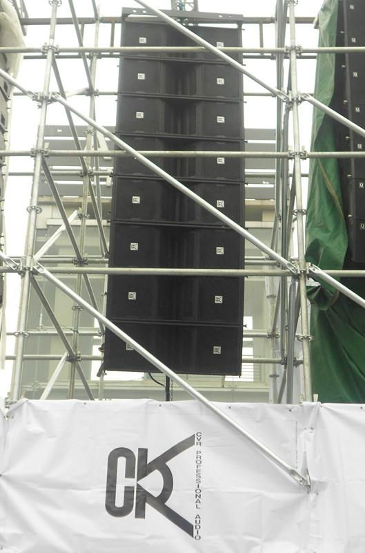 CVR line array sound system 4