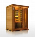 Red cedar infrared sauna room 2