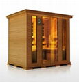 Red cedar infrared sauna room 4