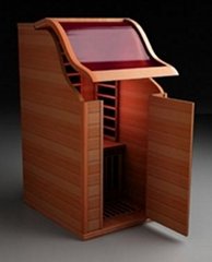 Crcuate infrared sauna