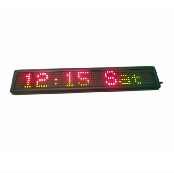 Indoor LED sign RGY color 1 line 