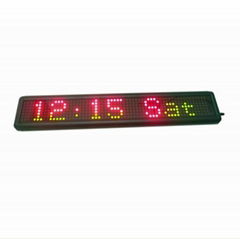 Indoor LED sign RGY color 1 line 