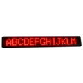 Semi-outdoor LED board red color 1 line 