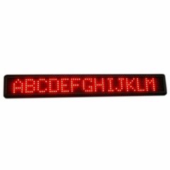 Semi-outdoor LED board red color 1 line 