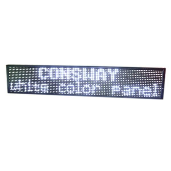 Semi-outdoor led message sign RGY color 2 lines