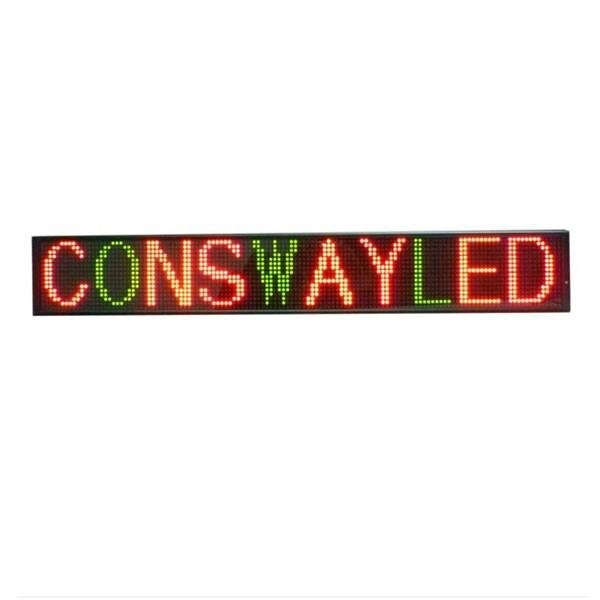 Indoor led message display RGY color 2 lines 3