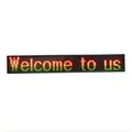 Indoor led message display RGY color 2 lines 4