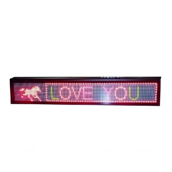 Indoor led text display RGY color 2 lines 4
