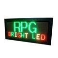 Semi-outdoor scrolling led display RGY color 3 lines 2