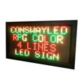 Semi-outdoor led electronic display RGY