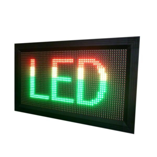 Semi-outdoor led electronic display RGY color 4 lines 3