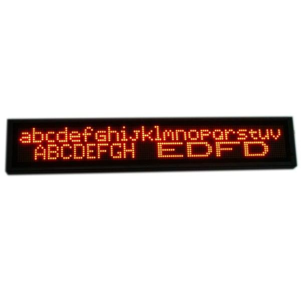 Indoor led bus display sign red color 2 lines