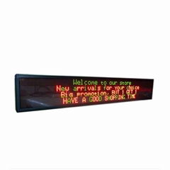 Indoor led window panel RGY 3 color 4 lines