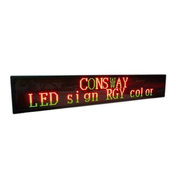 Indoor led window panel RGY 3 color 4 lines 3