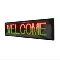 Indoor led shop sign RGY 3 color 4 lines