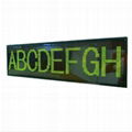 Indoor led shop sign RGY 3 color 4 lines 4