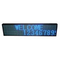 Semi-outdoor led shop board blue color 4