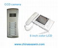 5 inch color video intercom (video