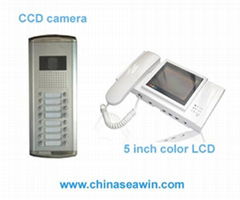 5 inch color video intercom (video indoor phone)