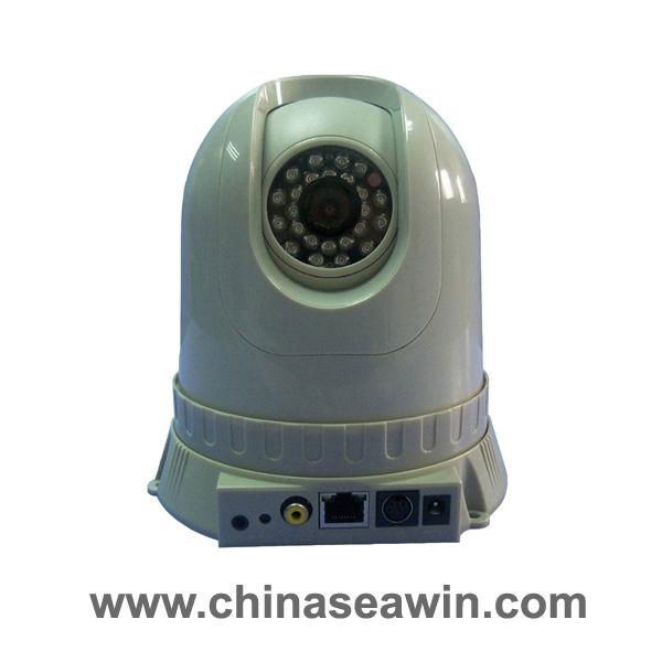 H.264 CCD indoor pan/tilt ip camera