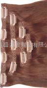 卡子接發(clip hair extension)