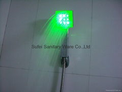 illuminated shower head