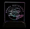 LED fluorescent plaque