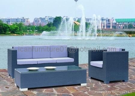 outdoor furniture rattan sofa