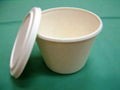 eco-friendly sugarcane soup bowl 3