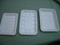 Biodegradable fibre food tray/meat tray