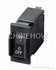 hydraulic magnetic circuit breaker for equipment protection.