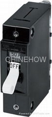 hydraulic magnetic circuit breaker for equipment protection.