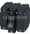 hydraulic magnetic circuit breaker for equipment protection.