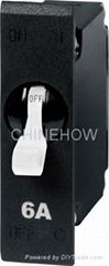 hydraulic magnetic circuit breaker for equipment protection.