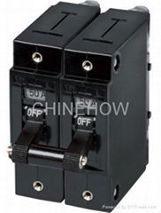 hydraulic magnetic circuit breaker for equipment protection.