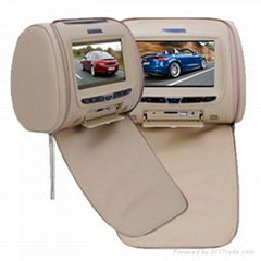 Headrest DVD and monitor digital screen 