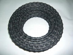 Diamond wire saw for reinforced concrete