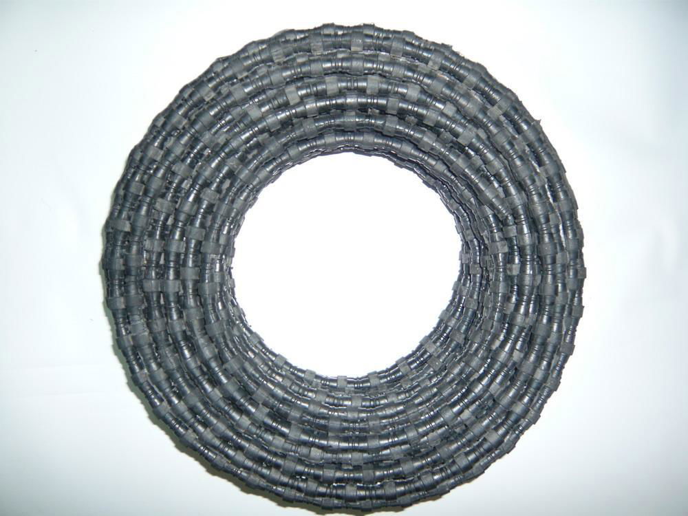rubberized diamond wire saw for granite quarries