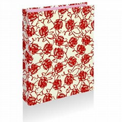 Ring Binder With Flocking Cover