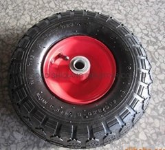 Pneumatic Rubber Wheel,rubber wheel,hand trolley wheel 350-5