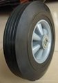 Solid Rubber Wheel,solid wheel,rubber wheel,hand trolley wheel 10"x2.5" 2