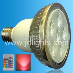 rgb dimmable par30 18w spot light