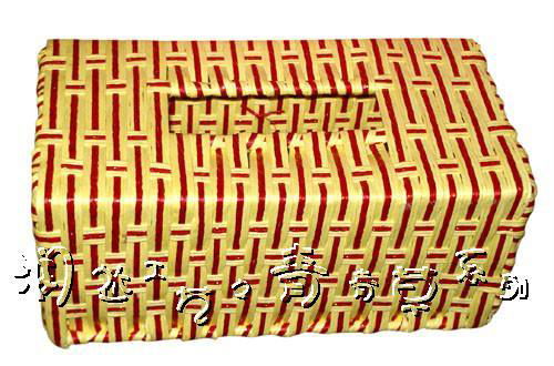 草柳编竹编纸巾盒 2