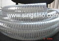 PVC steel-knitted screw strengthen soft hose 1