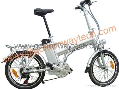 folding electric bicycle with lithium battery 