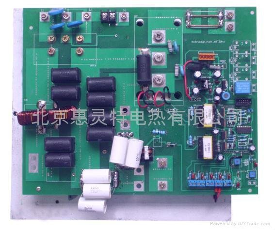 自主研发生产HVT-380V系列电磁加热控制板（水冷）